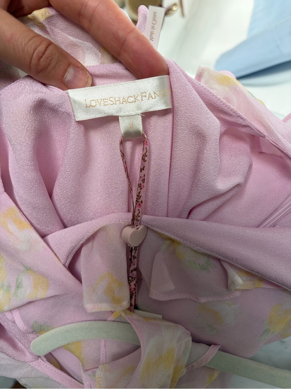NWT LoveShackFancy Rosalina floral dress - Picture 9 of 10